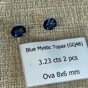 Blue Mystic Topaz Gemstones For Jewelry Making